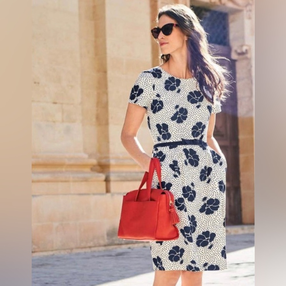 Boden Sierra Textured Fit and Flare 6